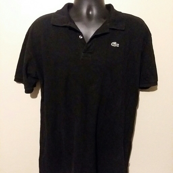 Lacoste Other - Lacoste Men's Classic Polo Shirt Black EU 7 US XL